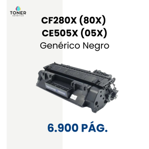 Toner HP CF280X (80A) CE505X (05X)
