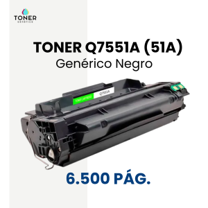 Toner HP Q7551A (51A) Negro