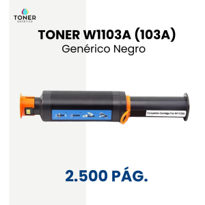 Toner HP W1103A (103A) - negro