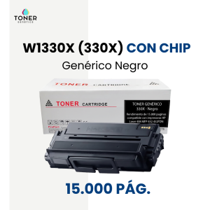 Toner HP W1330X (330X) CON CHIP - negro