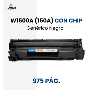 Toner HP W1500A (150A) CON CHIP - negro