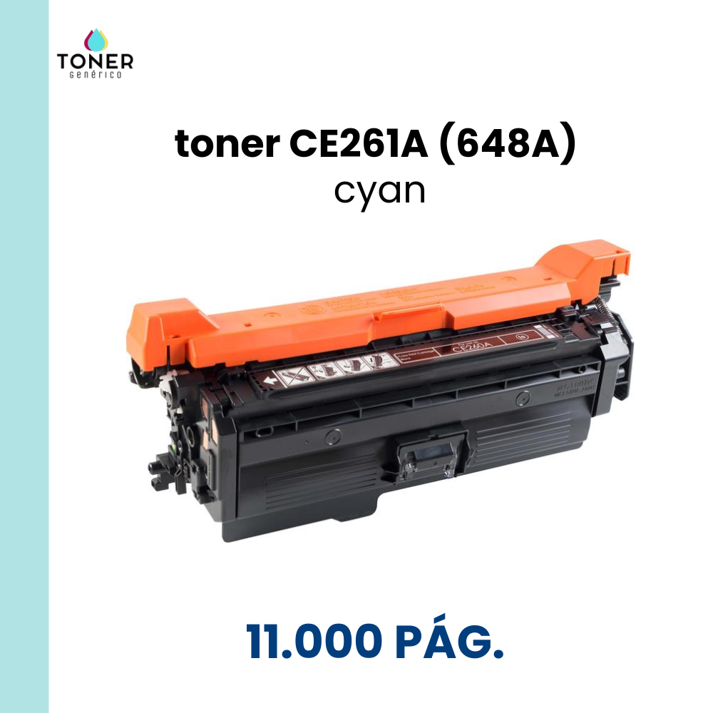 Toner-HP-CE261A-647A-cyan