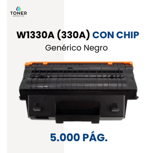 Toner HP W1330A (330A) CON CHIP - negro